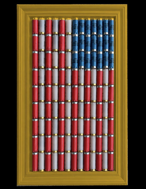 (RWB) Shotgun Shell Flag